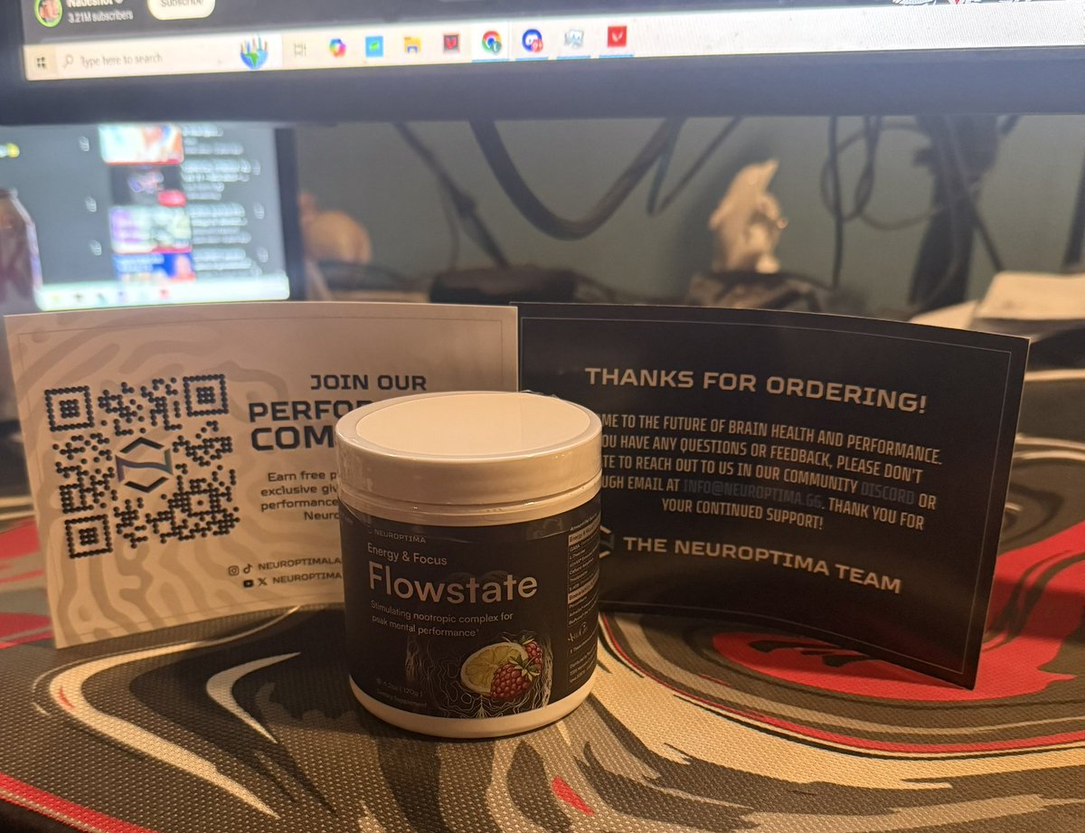 Just got my first <a href="/Neuroptima/">Neuroptima</a> order used code <a href="/tdawggVAL/">TDAWGG</a> at checkout, time to hit radiant