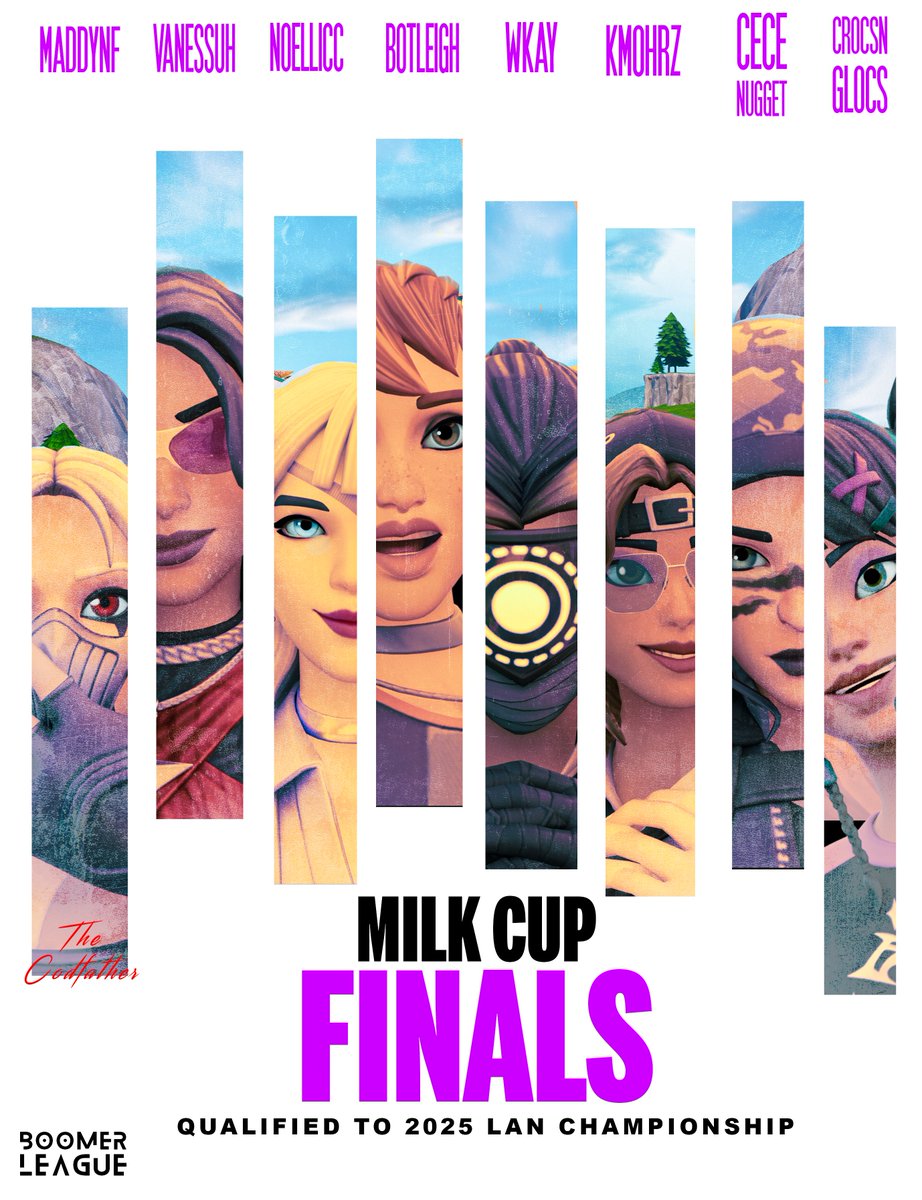 Boomer League (@boomerleaguefn) on Twitter photo Congrats to our Boomer League ladies who booked their ticket to The Milk Cup 2025 LAN Championship 🏆
Next stop ➡️ San Diego 🏙️
<a href="/vanessuhbtw/">Vanessuh</a> <a href="/Maddynf/">coL Maddynf</a> <a href="/noellicc/">noellicc</a> <a href="/botleigh_/">botleigh</a> <a href="/wkayfn/">summit kay</a> <a href="/kmohrz/">Kmohrz</a> <a href="/CeceNuggetsTv/">WTJ CECENUGGETS</a> <a href="/CrocsxNxGlocs/">crocsxnxglocs</a> Congrats to our Boomer League ladies who booked their ticket to The Milk Cup 2025 LAN Championship 🏆
Next stop ➡️ San Diego 🏙️
<a href="/vanessuhbtw/">Vanessuh</a> <a href="/Maddynf/">coL Maddynf</a> <a href="/noellicc/">noellicc</a> <a href="/botleigh_/">botleigh</a> <a href="/wkayfn/">summit kay</a> <a href="/kmohrz/">Kmohrz</a> <a href="/CeceNuggetsTv/">WTJ CECENUGGETS</a> <a href="/CrocsxNxGlocs/">crocsxnxglocs</a>