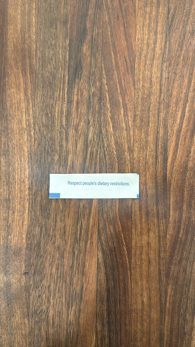 OldDogNewFix's tweet image. What’s the lamest fortune cookie fortune you’ve ever gotten? You can’t even make one up worse than the one I just got: