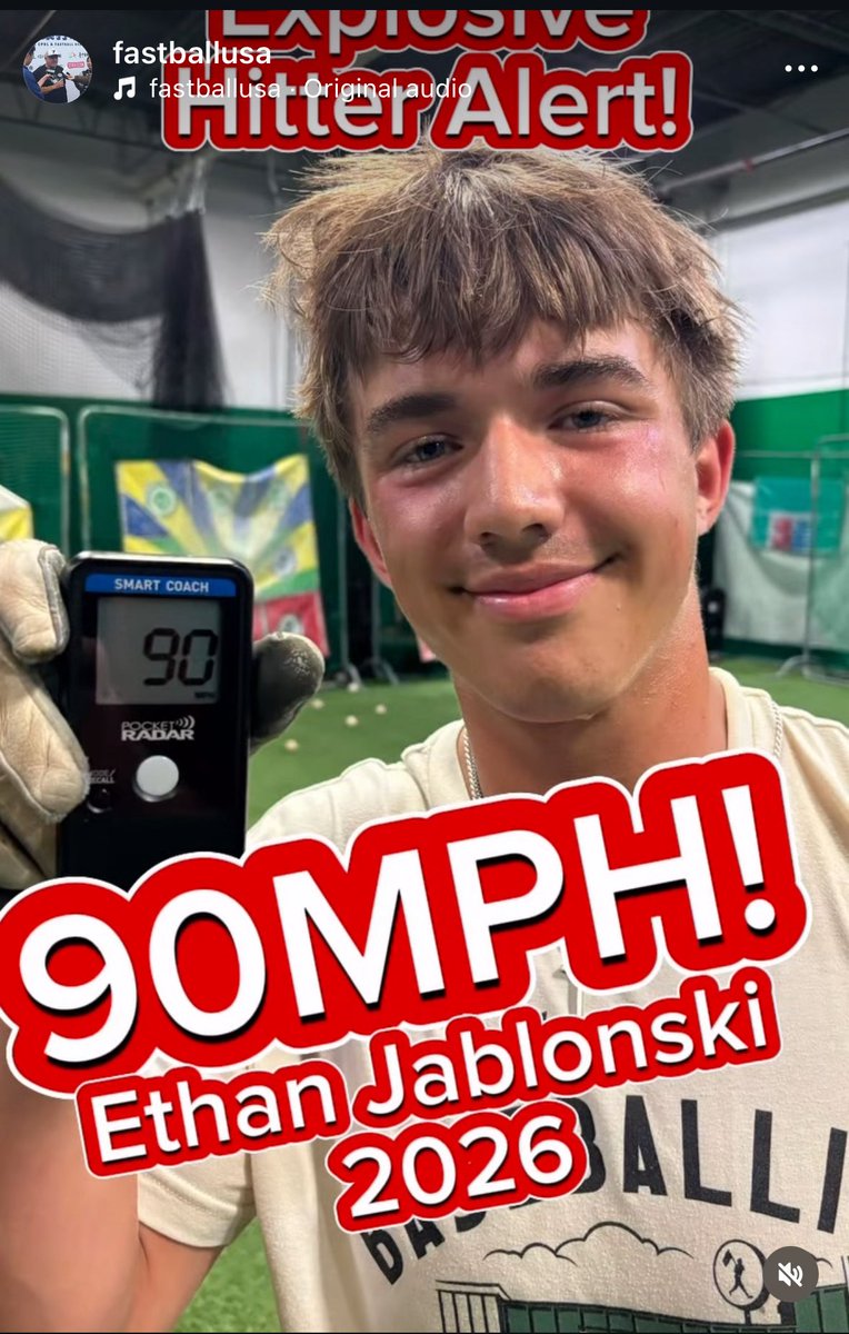 Ethan Jablonski (@ethanjablonski4) on Twitter photo I finally hit 90 MPH EV off of front toss at <a href="/fastballusa/">Mike Ryan’s Fastball USA Training Center</a> Road to 100 soon!!! I can’t wait to get back to work with them in the offseason and see where more training takes me!! <a href="/BUncommitted/">Baseball_Uncommitted</a> <a href="/ToddAnkney/">J. Todd Ankney</a> <a href="/Elite2026Ankney/">Elite Baseball Training 2026 Ankney</a> <a href="/CoachGialo/">Coach Gialo</a> I finally hit 90 MPH EV off of front toss at <a href="/fastballusa/">Mike Ryan’s Fastball USA Training Center</a> Road to 100 soon!!! I can’t wait to get back to work with them in the offseason and see where more training takes me!! <a href="/BUncommitted/">Baseball_Uncommitted</a> <a href="/ToddAnkney/">J. Todd Ankney</a> <a href="/Elite2026Ankney/">Elite Baseball Training 2026 Ankney</a> <a href="/CoachGialo/">Coach Gialo</a>