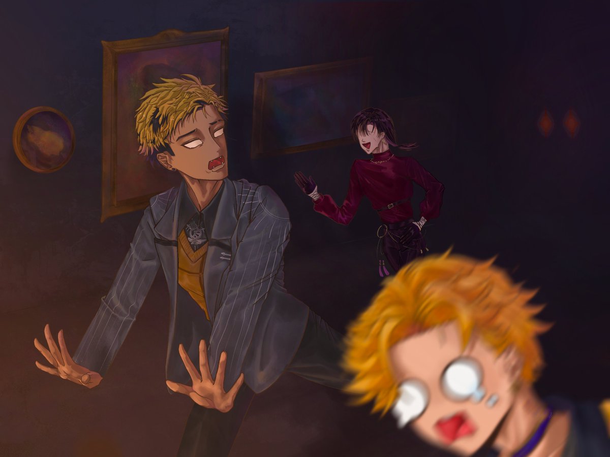 Happy Second Anniversary~ 💛💜🩷

I drew the chibis for Ree and Pufferfishi, as well as one of the Krisis arts! This was such a fun project to work on! Hurrah! 😊 #Vantalism #YuDrawWilson #zalillust