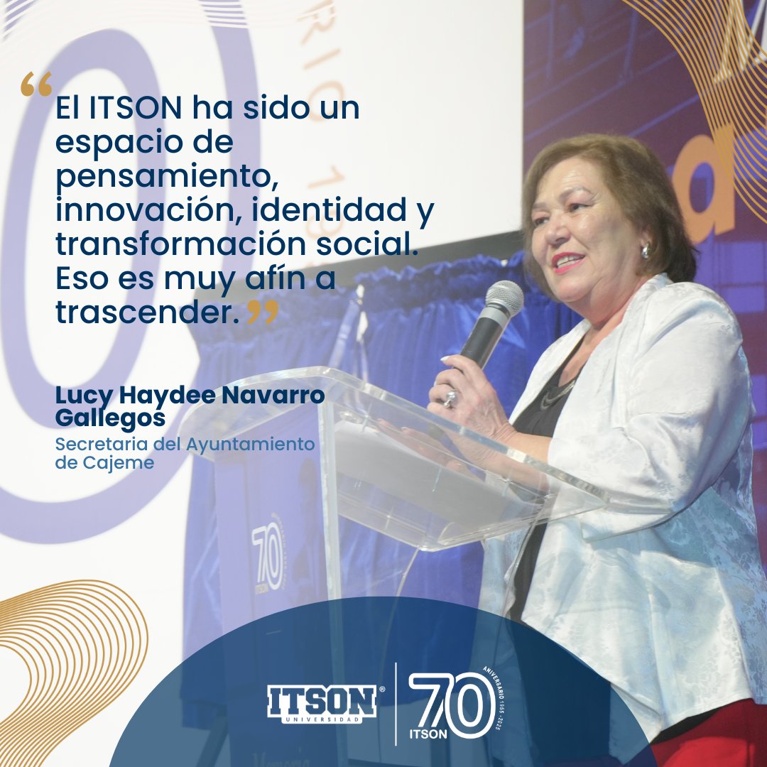 ITSON, Memoria que inspira a trascender. 💙

#70aniversarioitson