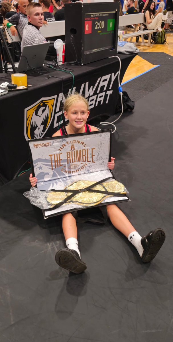 Piratewrestling's tweet image. Congratulations to Nora Greener on winning The Nuway Combat National Rumble Tournament!