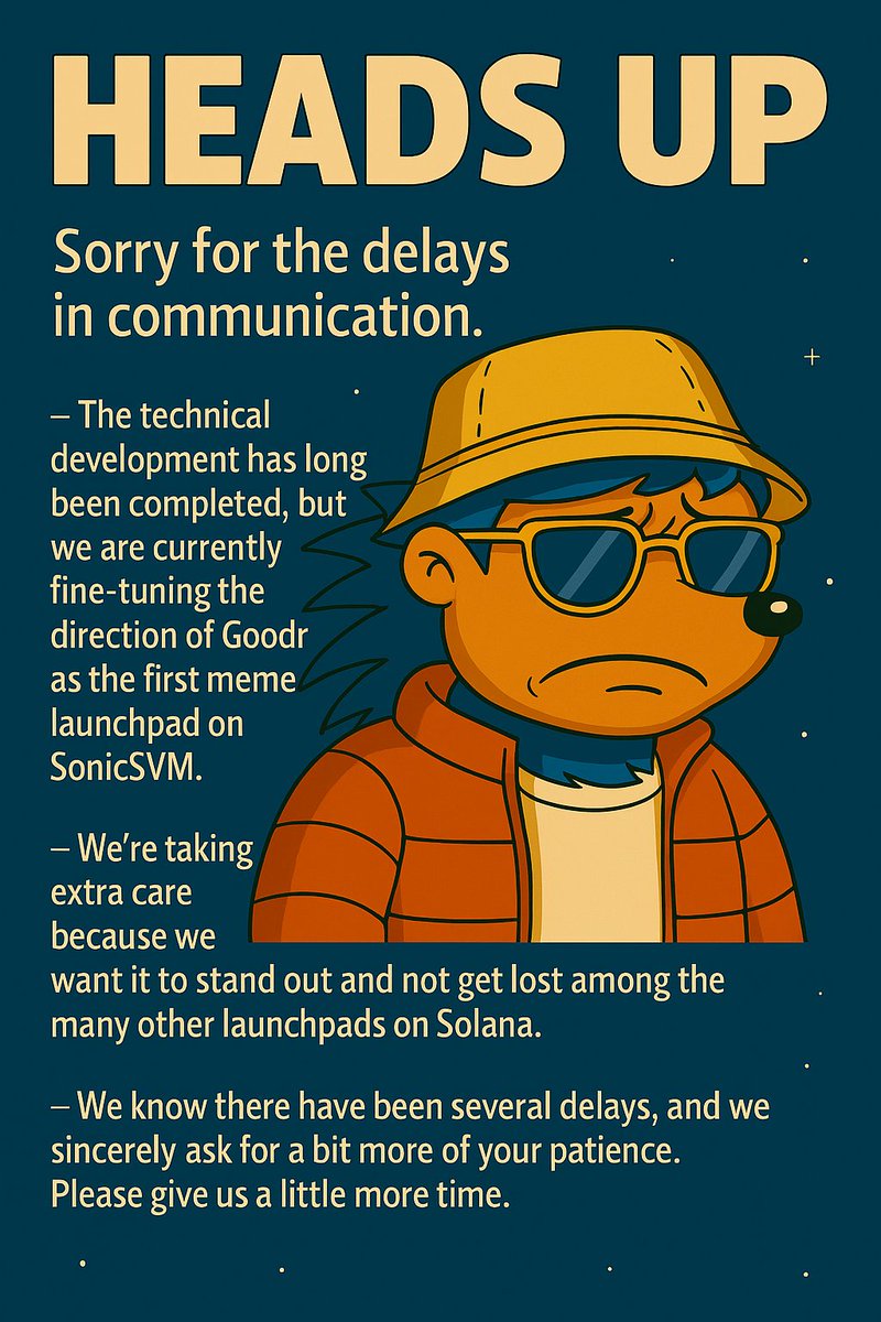AnlashokSVM's tweet photo. Chillonic Greetings........Chillniverse 🦔🧢
In the WEB3 space, transparency and prompt communication are the foundations for success, and the @goodrdotfun team passes with flying colours.
@SegaSwap @chillonicNFT
#TagtoEarn #LetsCHILL https://t.co/CNwUcX1T7g