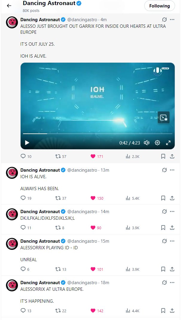 GeoElian's tweet photo. ULTRA > TOMORROWLAND 😏 https://t.co/5pWQ1hzU0v