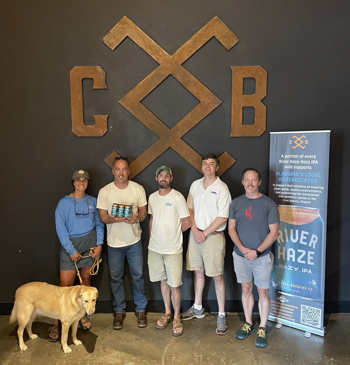 WaterkeepersAlabama (@waterkeepersa) on Twitter photo Neighborly #Waterkeepers from <a href="/BWRiverkeeper/">BWRiverkeeper</a>, <a href="/CahabaRiverkeep/">Cahaba Riverkeeper</a>, and <a href="/CoosaRiverkeepr/">Coosa Riverkeeper</a> appreciate <a href="/CahabaBrewing/">Cahaba Brewing Company</a> donating proceeds from River Haze IPA to help us #DefendRivers in Alabama the Beautiful! Neighborly #Waterkeepers from <a href="/BWRiverkeeper/">BWRiverkeeper</a>, <a href="/CahabaRiverkeep/">Cahaba Riverkeeper</a>, and <a href="/CoosaRiverkeepr/">Coosa Riverkeeper</a> appreciate <a href="/CahabaBrewing/">Cahaba Brewing Company</a> donating proceeds from River Haze IPA to help us #DefendRivers in Alabama the Beautiful!