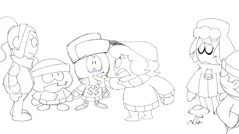 _SrPelo_'s tweet image. We are working on the spooky episode I swear!!!
I've been hyper focused on it for a while and just had really good vacations for my own mental health!!!!
Hope I can work on other stuff while this is being done!!