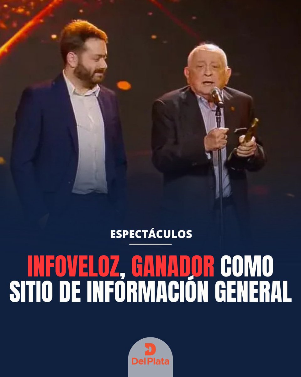 🏆 Infoveloz, ganador como sitio de información general.

👏 El portal de Chiche Gelblung fue elegido, en el primer Martín Fierro de Portales Web.

#Infoveloz #ChicheGelblung #MartinFierroDigital #Ganador #Premios2025 #MediosDigitales
