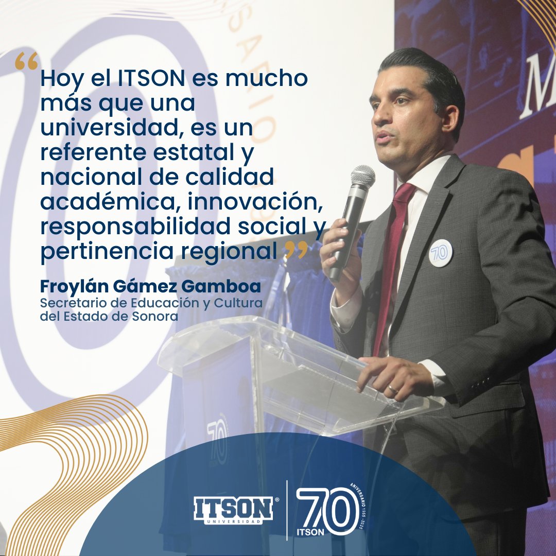 ITSON, Memoria que inspira a trascender. 💙

#70aniversarioitson