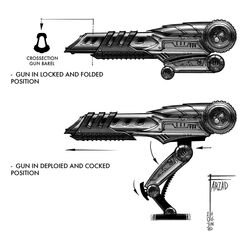 OfBirdsAndBats's tweet image. Hmm... That might be a fun idea to build...
Would probably need some kind of back mount, and depending on the projectile nature a power source...