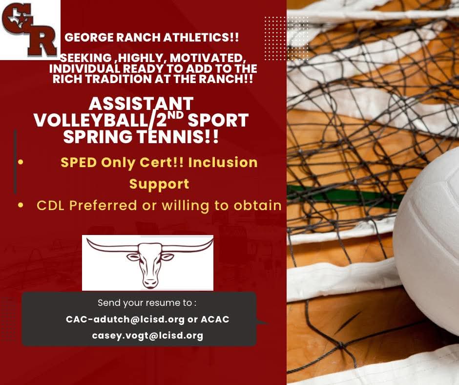 Come join our our Longhorn Family and Be GReat!
<a href="/GRHS_Volleyball/">GR Volleyball</a>
