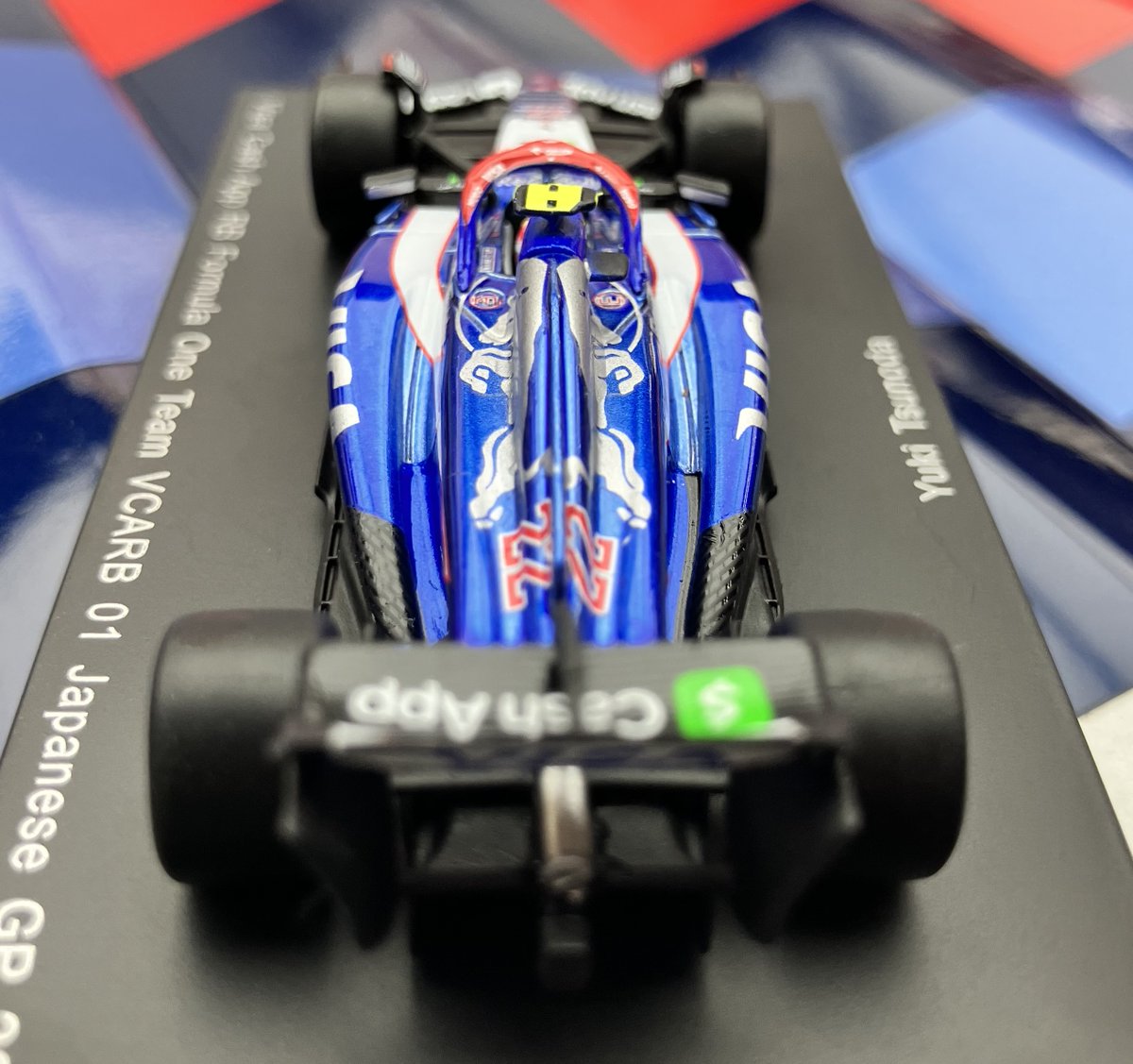 eurosports_shop's tweet photo. 🆕スパーク 1/64スケール 🏎️✨
VICA CASH APP RB F1チーム #VCARB01 #角田裕毅 2024年 🇯🇵🏁
日本GP手のひらサイズ(全長 約8.5cm)ながら、完成度が高いです🫴🏎️✨
https://t.co/ZM3Yie5N25
#f1jp https://t.co/syzpfZJBex