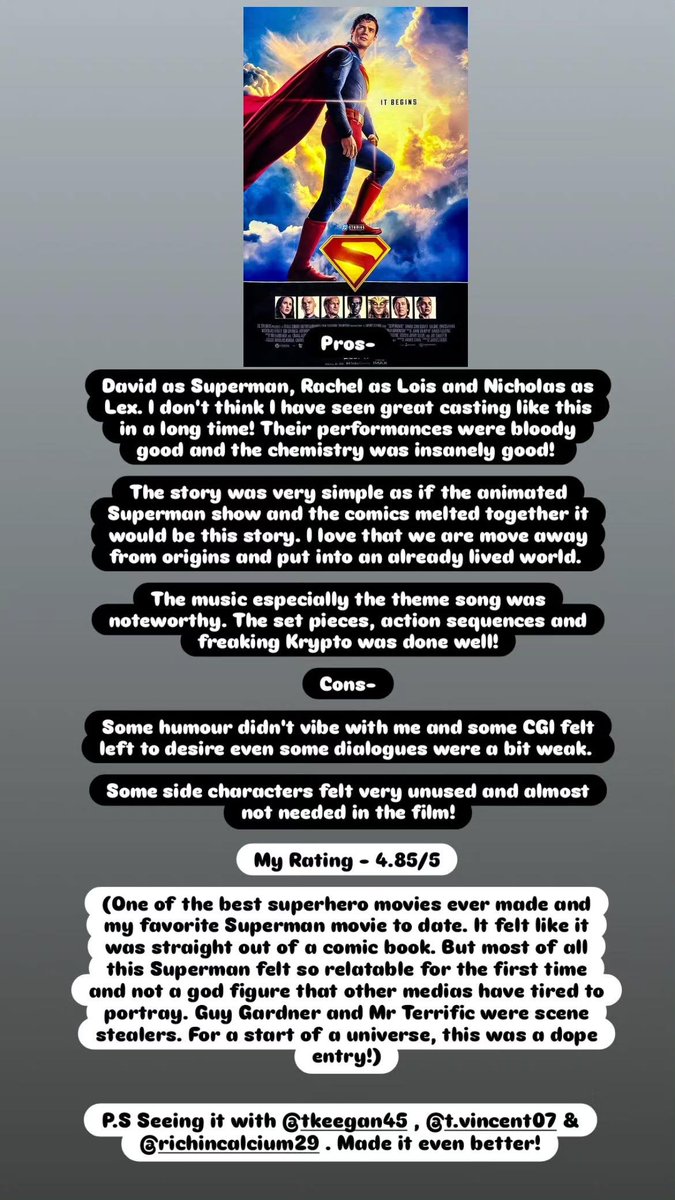My Quick and Short Review of Superman #shamilmakeen #Trending #moviereview #dccomics #DC #SupermanMovie #Superman #Superman2025 #supermanreview #WarnerBros <a href="/DCOfficial/">DC</a> <a href="/warnerbros/">Warner Bros.</a>