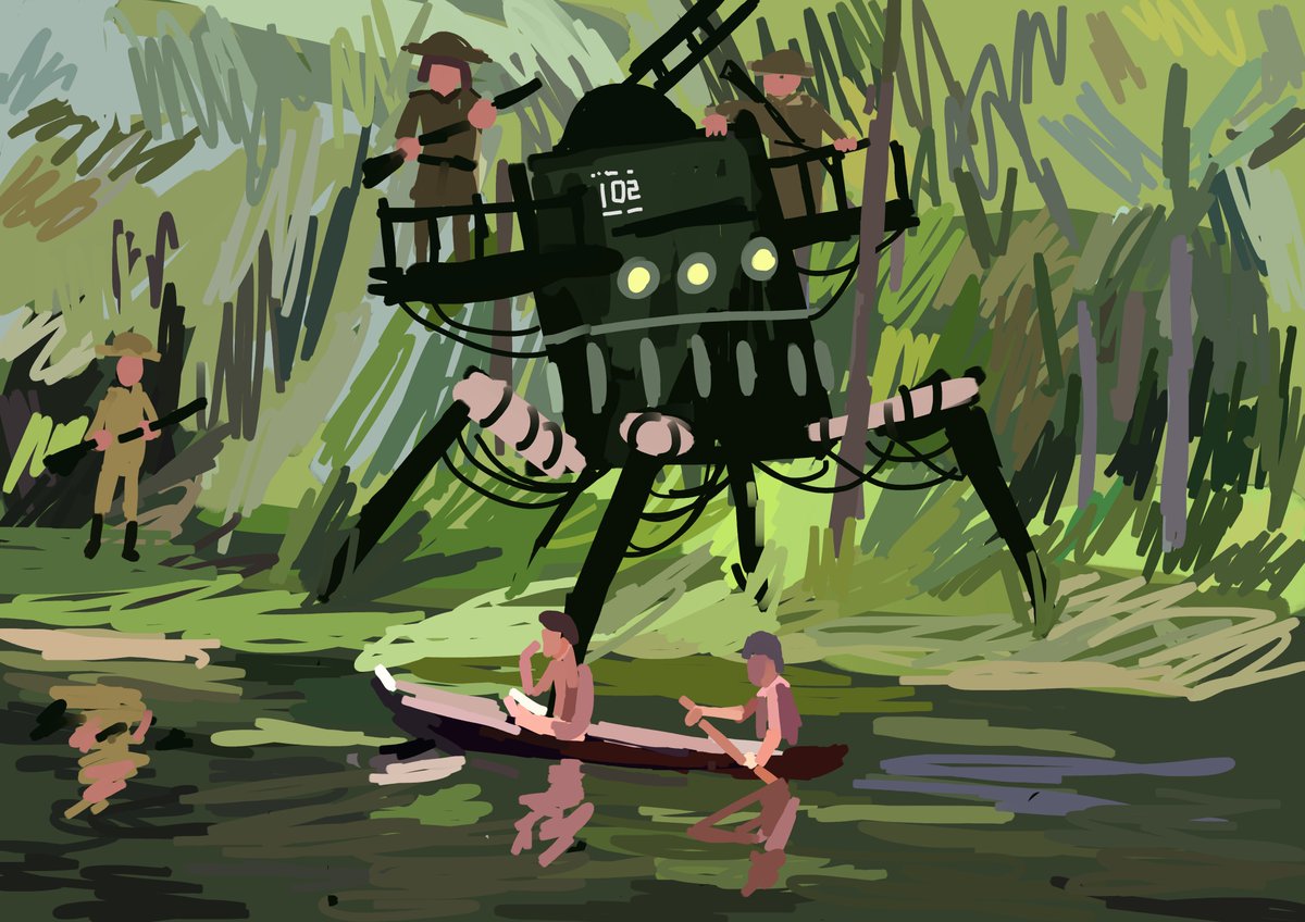 Iron Harvest but its in Brazil: Patrol meets Amazon Natives