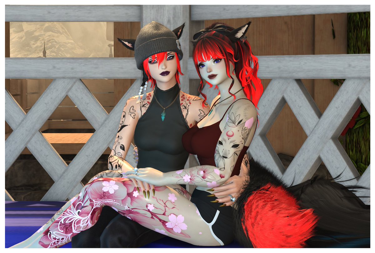 I know I don’t post too much but have a gpose I took today #gpose #ffxiv 🩵