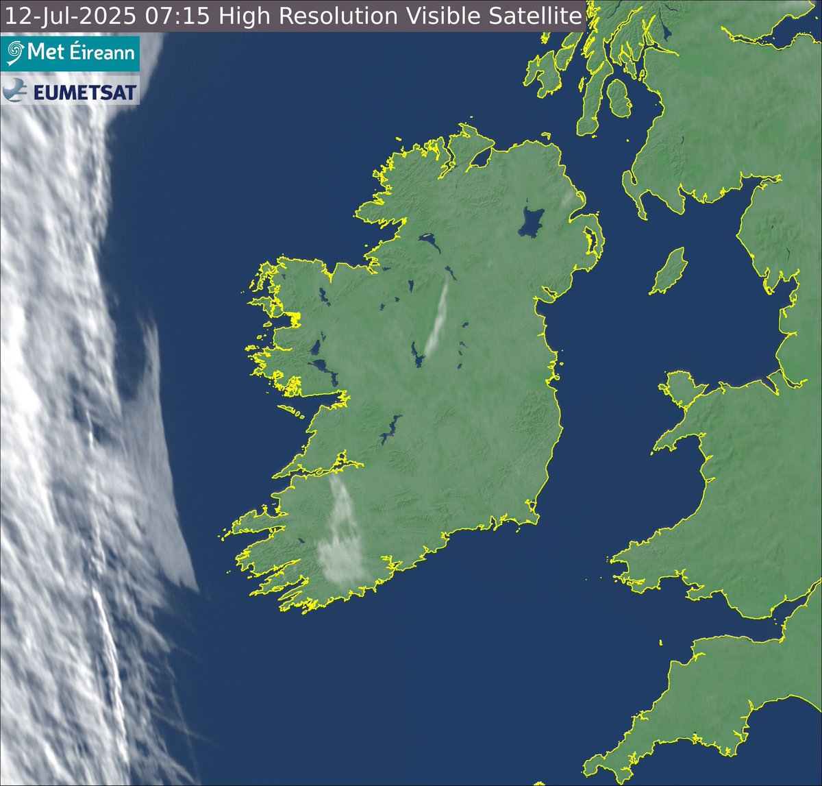 🌞 Good Morning Ireland🌞
🌡️It’s already heating up at 7am with 20°C in Banagher, County Derry, and Valentia, County Kerry. 
☁️ Barely a cloud in sight.
🌡️ Highs close to 30C in a few spots! 🥵
😎🌴 #Heatwave