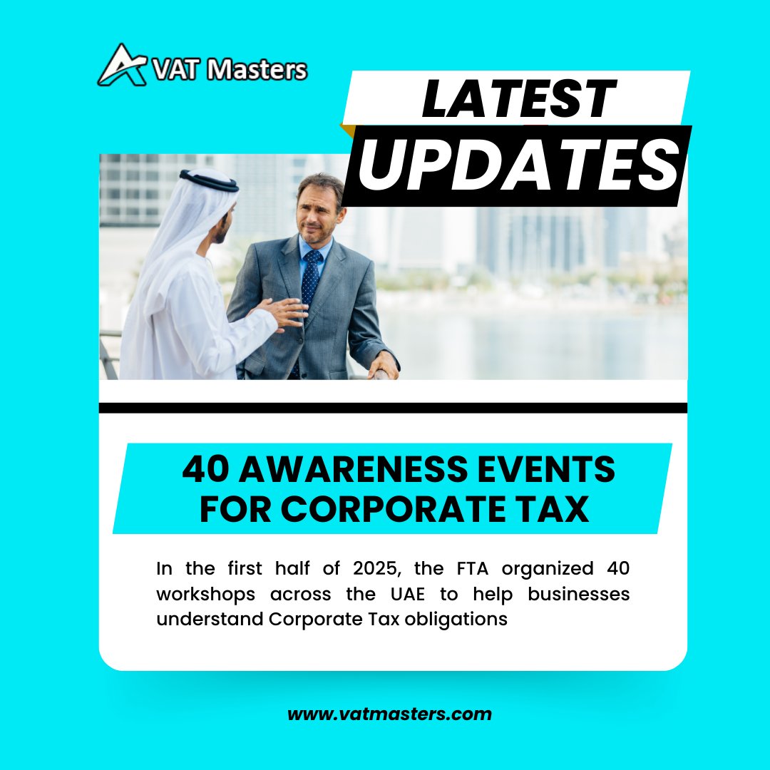 VAT_Masters's tweet image. 🚨 Corporate Tax in UAE is real, and it&apos;s here to stay!
vatmasters.com

#corporatetaxuae #vatmastersuae #taxupdateuae #uaebusinesssupport #dubaitaxconsultant #taxfilinguae #ftaawarenessevents #accountingservicesuae #corporatetax2025 #taxcomplianceuae #businesssetupdubai