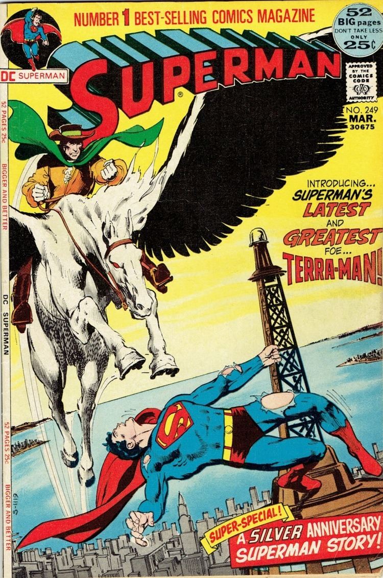 spiderdooley's tweet photo. @BackintheBronze First Superman comic I ever got was this issue. So I've always had a soft spot for the original space cowboy. https://t.co/l4MMUJcl3w