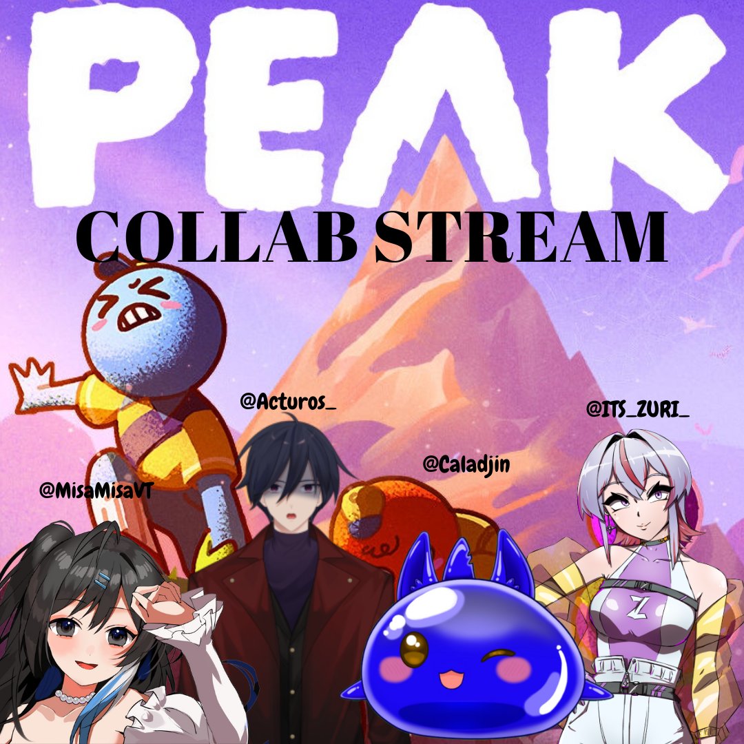 AYYY PEAK COLLAB ON A PEAK GAME 

SEE YALL IN 2 HOURS @ twitch.tv/its_zuri_