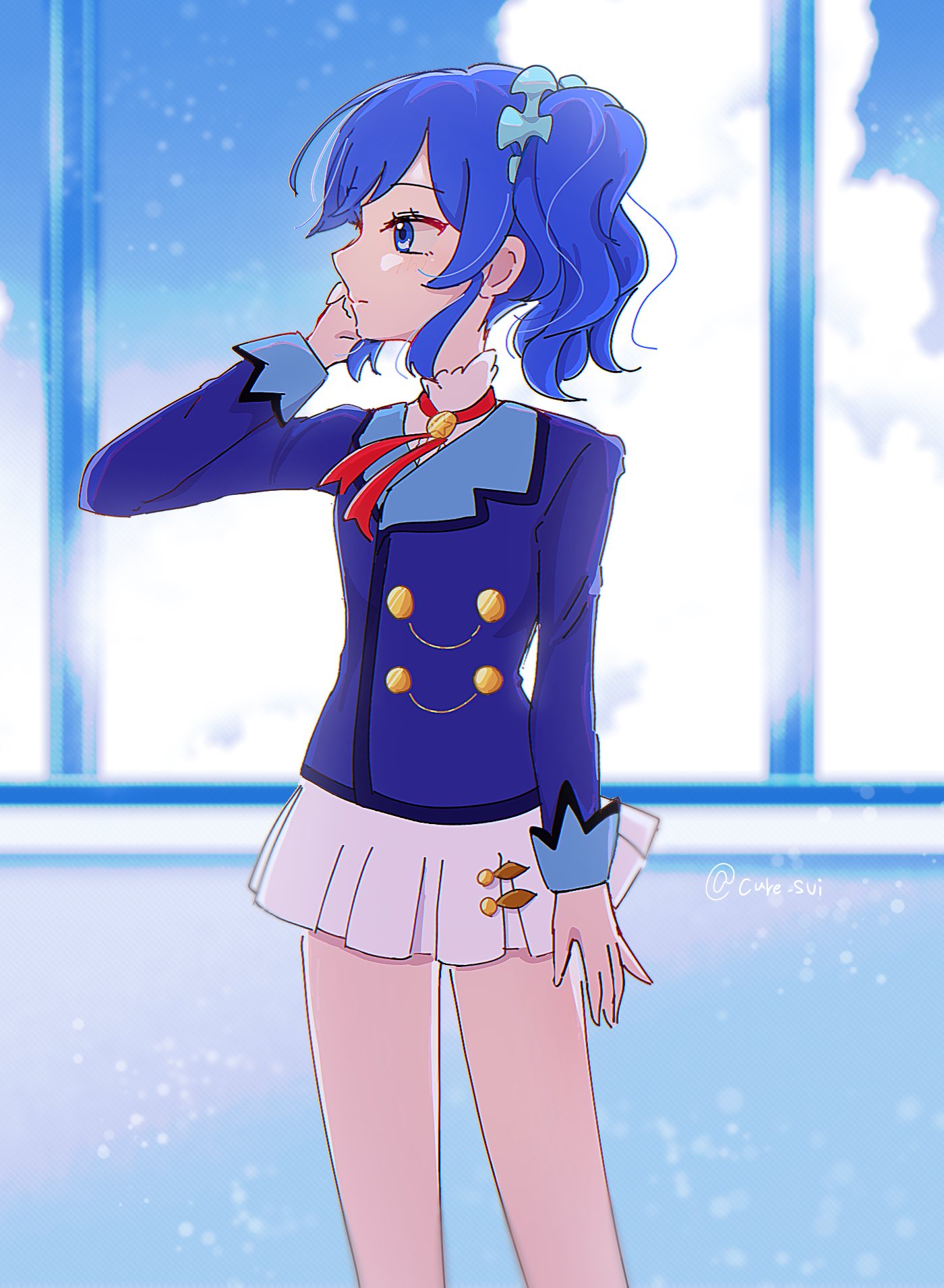 アイカツ　amo cafe クリスマス　霧矢あおい アイカツ！カフェ 霧矢あおい クリスマスver.アクスタ 特典