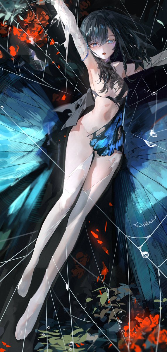 🦋🕸️🌹　#Skeb