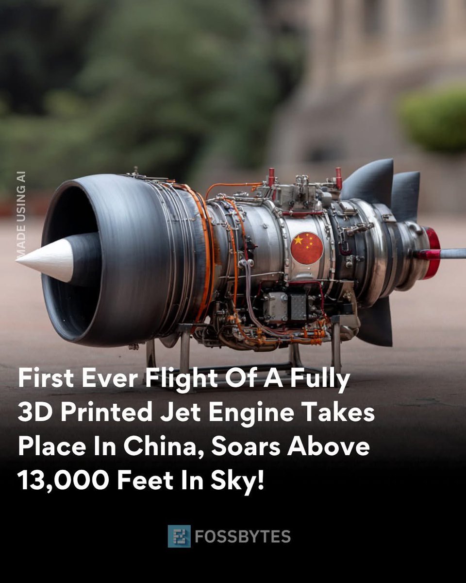 China has successfully completed the maiden flight of a 3D-printed miniature turbojet engine in Inner Mongolia, marking the country’s first flight-validated engine in the 160-kg thrust class entirely manufactured using additive methods and topology optimization.

Developed by the