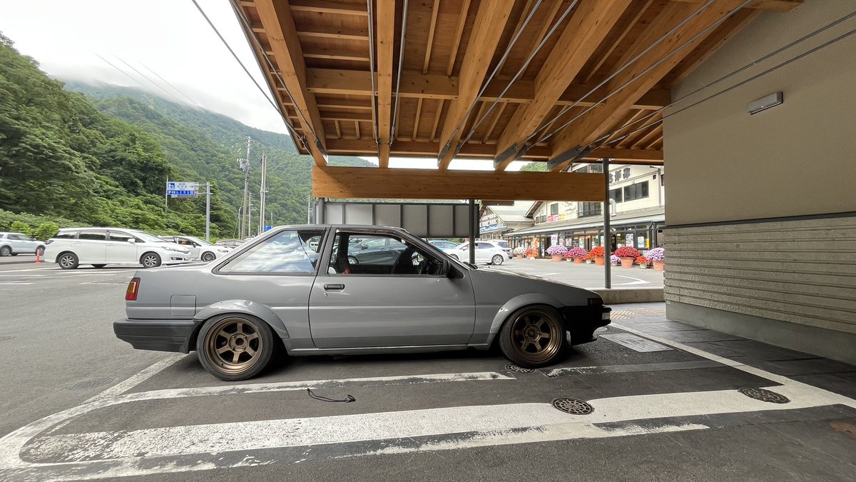 nrafactory's tweet photo. 今日はドライブがてらハチロクで仙台に用事で行って来て古川わまりから新庄に抜けています
ここ初めての道の駅もがみで規模は小さいけど景色が素敵すぎる https://t.co/d3Hk9NuzpV