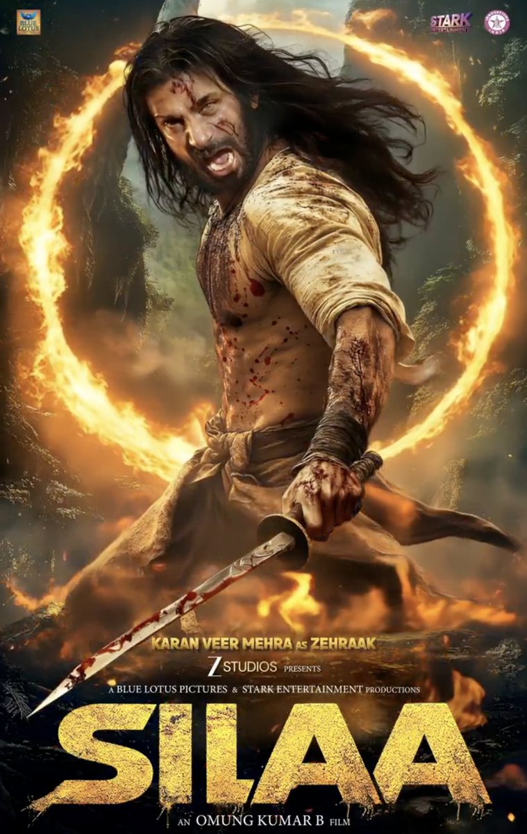 I don’t think that BGM has hit harder on any other motion poster so far, but on Karan Veer Mehra’s, it lands like a war cry. Dark. Gritty. Unsettling. So bloody good, gave me chills.

KVM AS ZEHRAAK IN SILAA