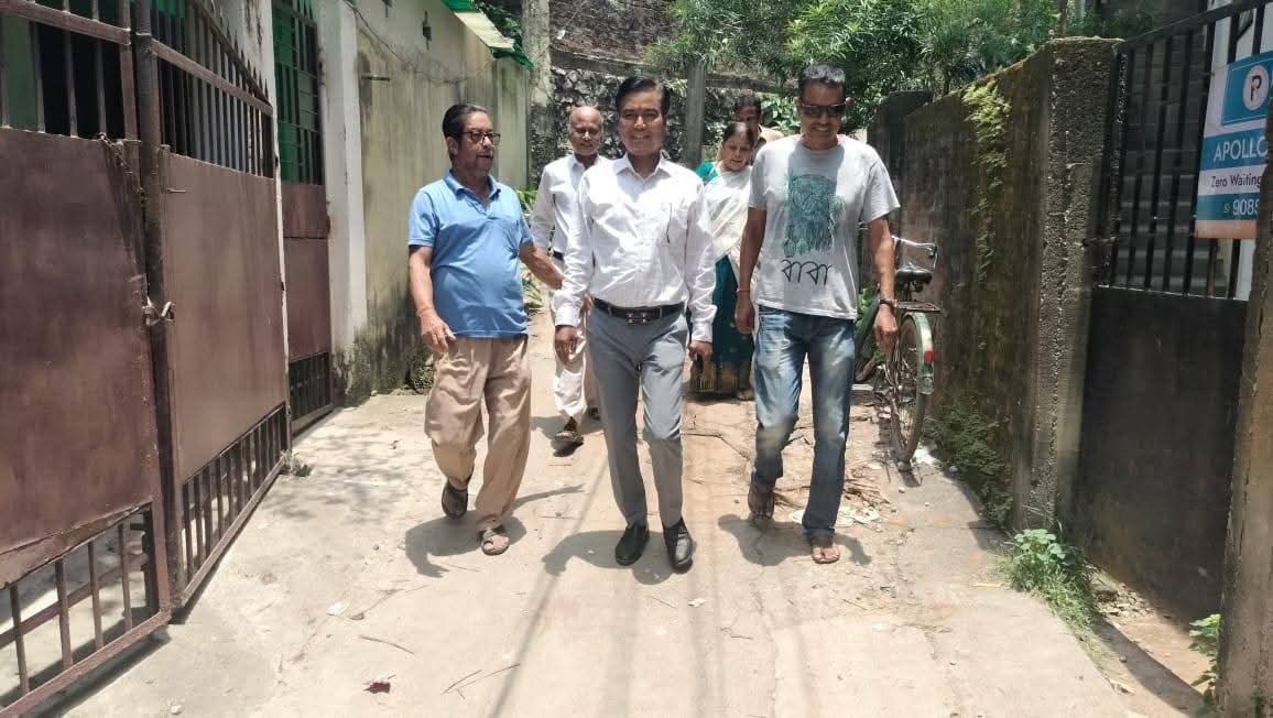<a href="/gmc_guwahati/">Guwahati Municipal Corporation</a> has been consistently working towards resolving every issue faced by the citizens of Guwahati.

As part of this ongoing effort, a visit conducted today on #Karnachal area of the city. During the visit, a detailed assessment of the local issues was carried out,