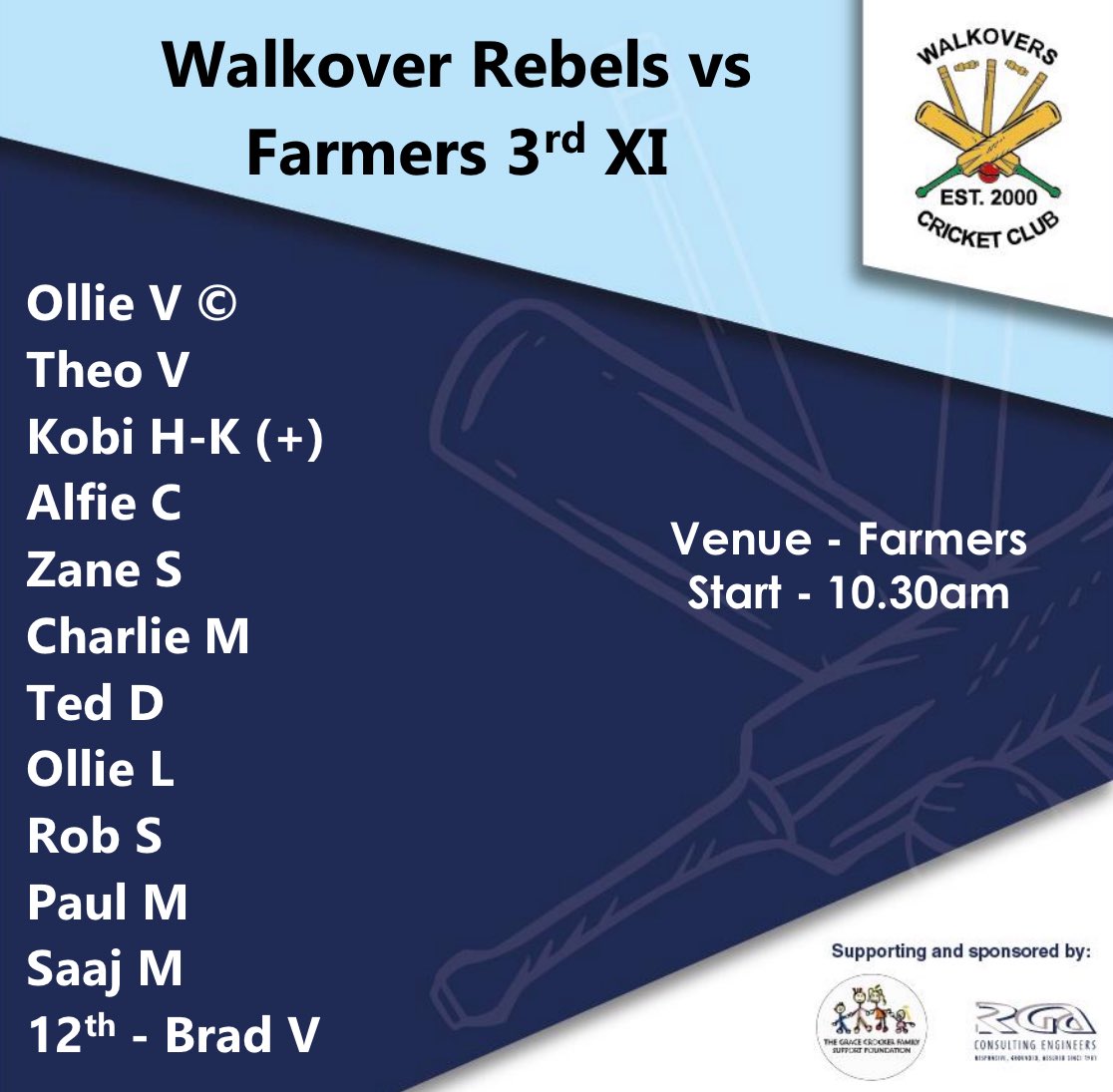 Teams for this weekend with nearly all teams fighting it out for finals day spots/ play-off places!! Best of luck to all 💙🏏