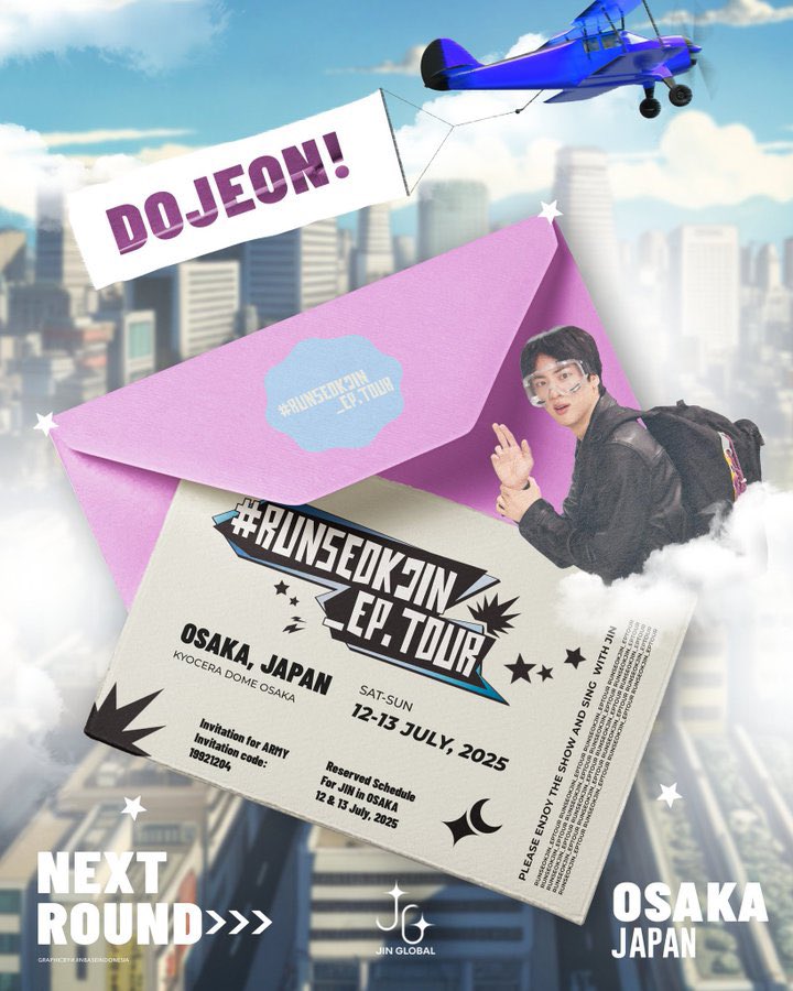 JIN LIVE IN OSAKA DAY 1 #RUNSEOKJIN_epTOUR_OSAKA