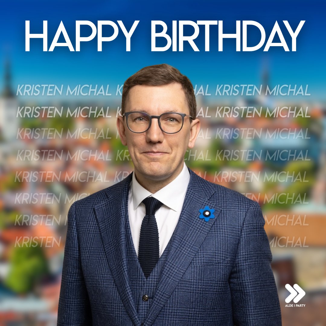 ALDEParty's tweet image. 🎂 Happy Birthday to 🇪🇪 Prime Minister @KristenMichalPM!