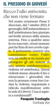 Siddh60's tweet photo. Qualcuno ha sentito la #commissioneperlodio indagare o condannare le uscite #antisemite fatte dai #propal?
La #Segre è ancora viva? E' ancora #ebrea? O si ricorda di esserlo solo quando si tratta dei nazisti? https://t.co/rHU6AYKRD4