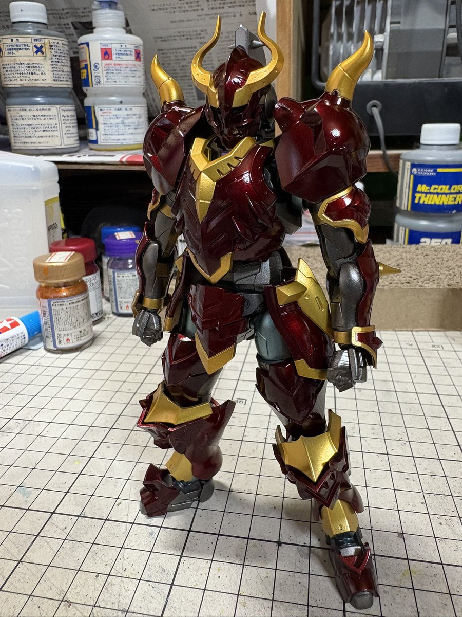FsEMxK33R7XbIs0's tweet image. ローザンウォーリア完成しました😚
初めて30MFを作ったけどサクッと作れて好きに塗れるから精神衛生的にイイかも😁
#30MF