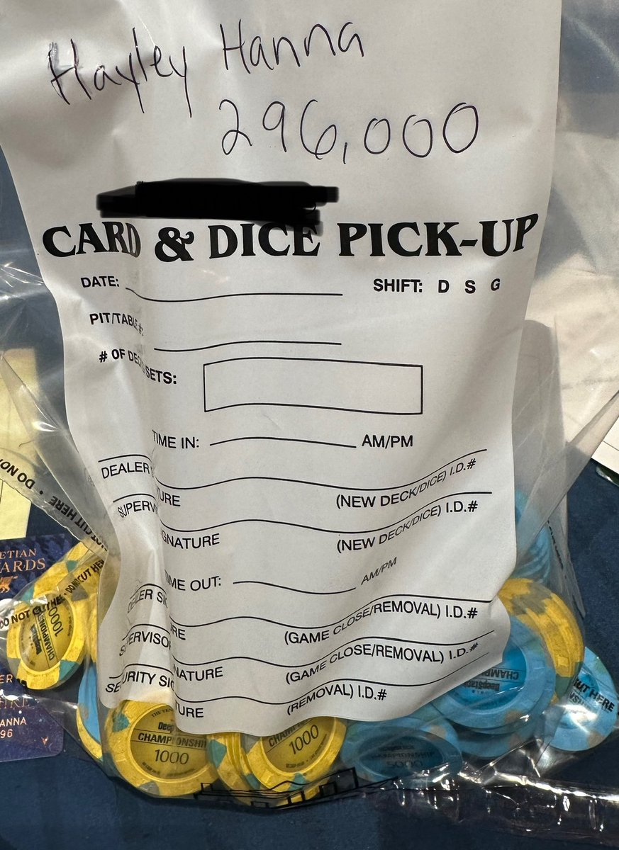$530 satty —&gt; $5k buy in —&gt; bagged 3rd in chips! Thank you <a href="/ClubWPTGold/">ClubWPT Gold</a>