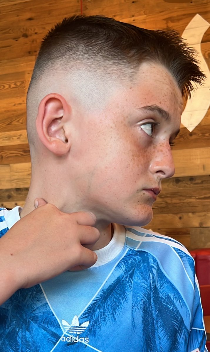 KTJayne3's tweet image. And so today’s the day new hair don’t care gone are the curls and off he goes to Germany with all of his mates and teachers have the best time Mace