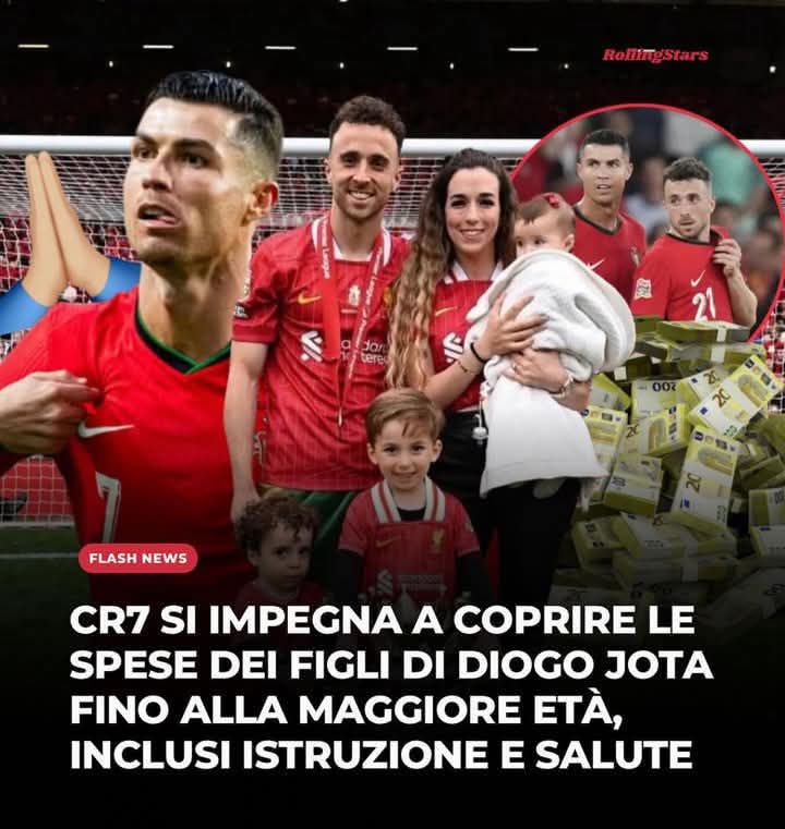 Il cuore enorme di #CR7 ❤️

Sei un campione assoluto in campo e fuori