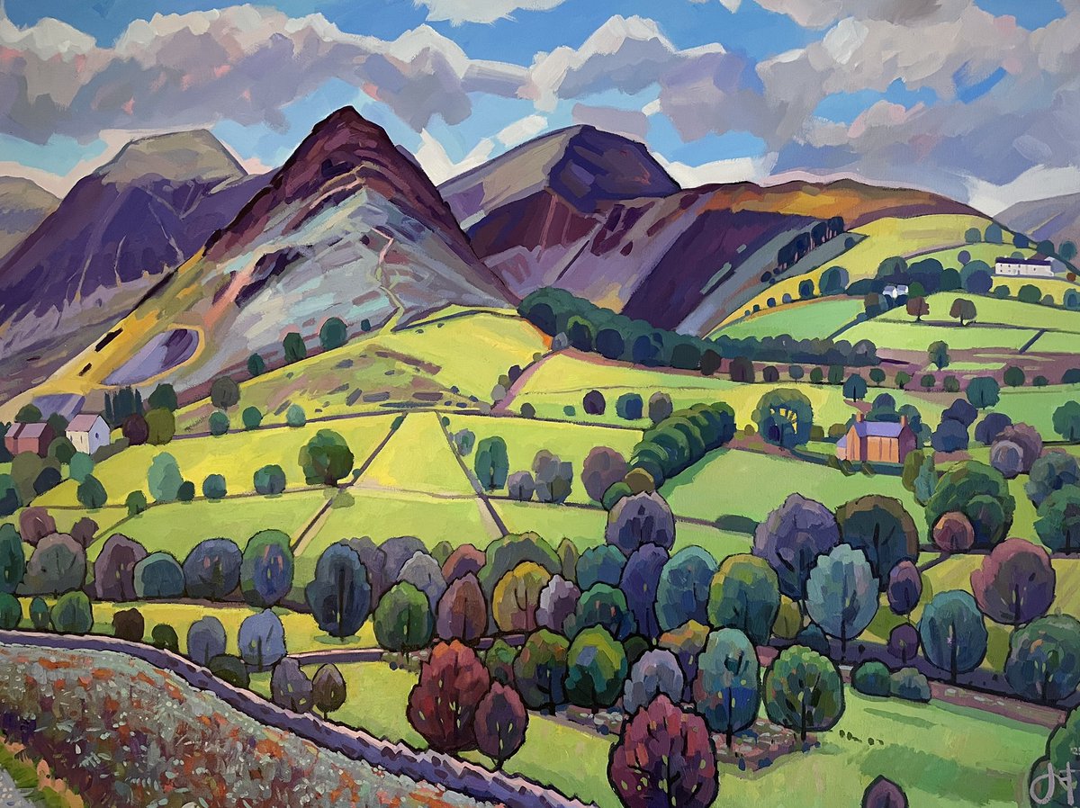 Jim Edwards (@jimedwardsart) on Twitter photo Newlands Valley - Jim Edwards
Latest painting on canvas, 91.75x69cm. It’s sat on my studio wall for far too long, waiting to be finished.
The painting should be available next week, once varnished & framed.
#newlandsvalley #lakedistrict #lakes #keswick Newlands Valley - Jim Edwards
Latest painting on canvas, 91.75x69cm. It’s sat on my studio wall for far too long, waiting to be finished.
The painting should be available next week, once varnished & framed.
#newlandsvalley #lakedistrict #lakes #keswick