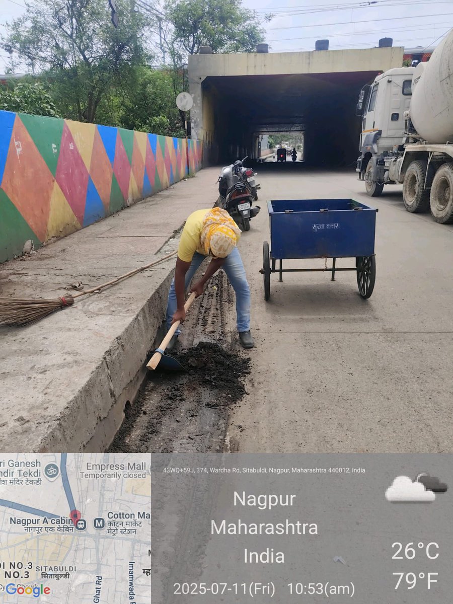 NMC cleans waterlogged underbridges in city nagpurtoday.in/nmc-cleans-wat…
