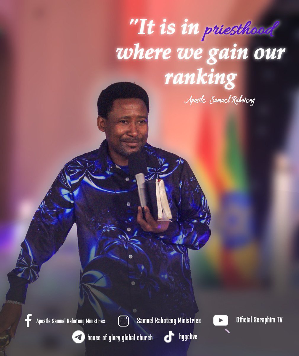 It is in priesthood  where we gain our ranking. Real ranking in spirit is not our titles or offices. You may be an Apostle or Prophet by calling but finding your office is impotent to produce its duties.