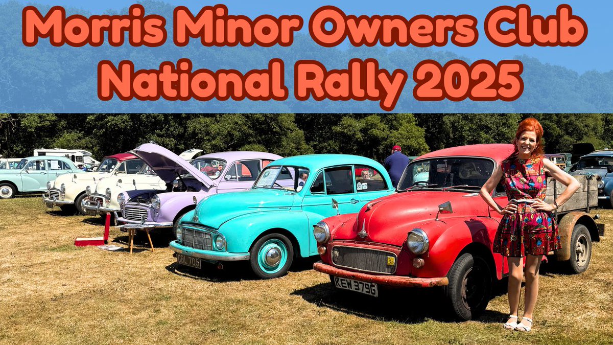 idriveaclassic's tweet image. Morris Minor Owners Club National Rally 2025 - 100s of British classic cars!
💫 100s of classics
💫 Mega autojumble
💫…and a secret motorway?!
Check it out now!
youtu.be/ERH34bA9SAI