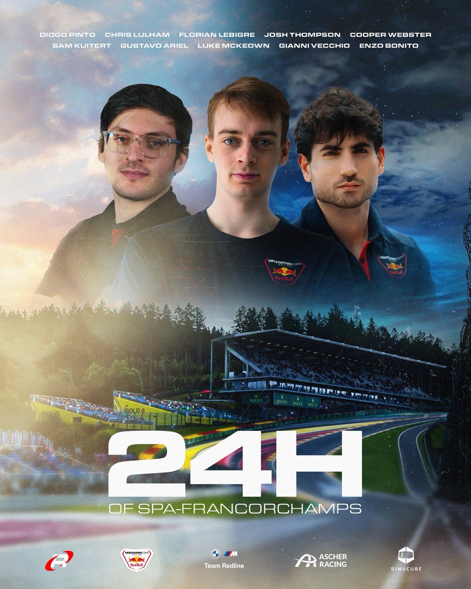 Race day at Spa-Francorchamps 🤩

We’ll be covering the full 24 hours on our Twitch channel, starting at 14:30 CEST 📺
