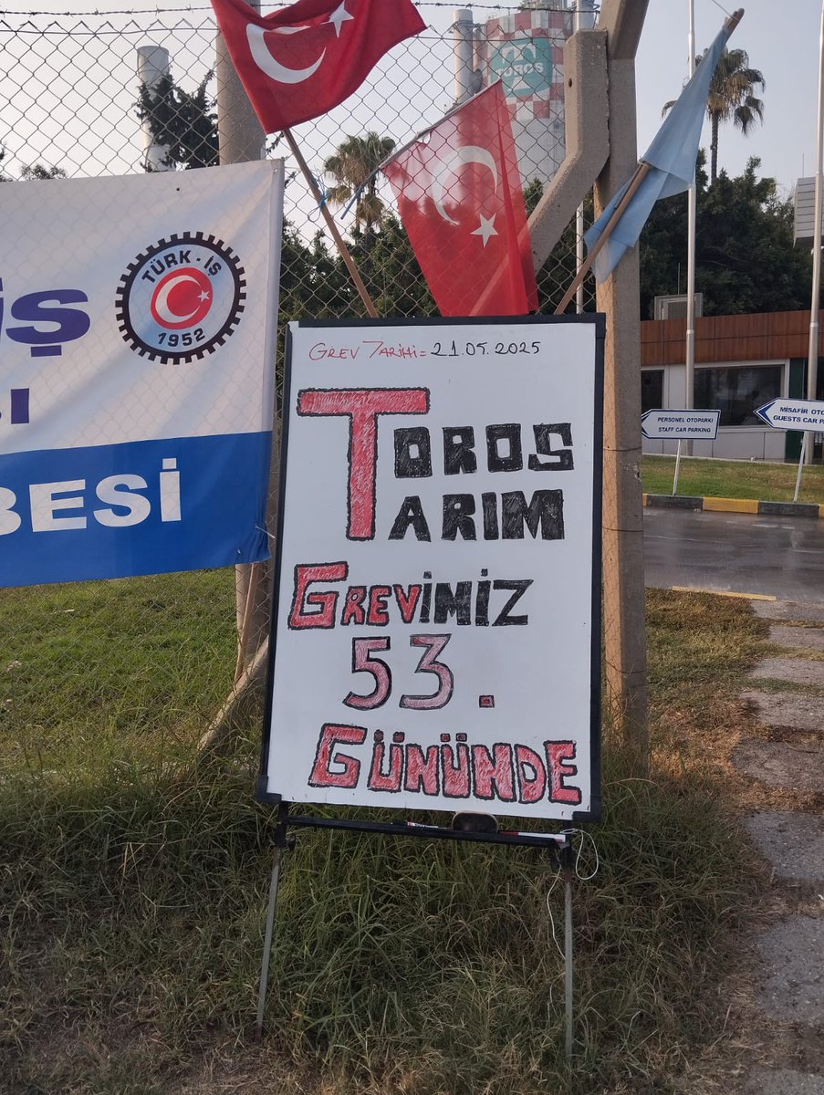 Petrol-iş Mersin Şubesi (@mersinpetrolis) on Twitter photo Toros Tarım'da Grevimizin 53. Günü...
<a href="/tekfen_holding/">Tekfen Holding</a> <a href="/torostarim/">Toros Tarım</a> #tekfenholding #torostarim #petrolis #petrolismersin
#direnedirenekazanacağız #kazanacağiz
#işçilerinbirliğisermayeyiyenecek Toros Tarım'da Grevimizin 53. Günü...
<a href="/tekfen_holding/">Tekfen Holding</a> <a href="/torostarim/">Toros Tarım</a> #tekfenholding #torostarim #petrolis #petrolismersin
#direnedirenekazanacağız #kazanacağiz
#işçilerinbirliğisermayeyiyenecek