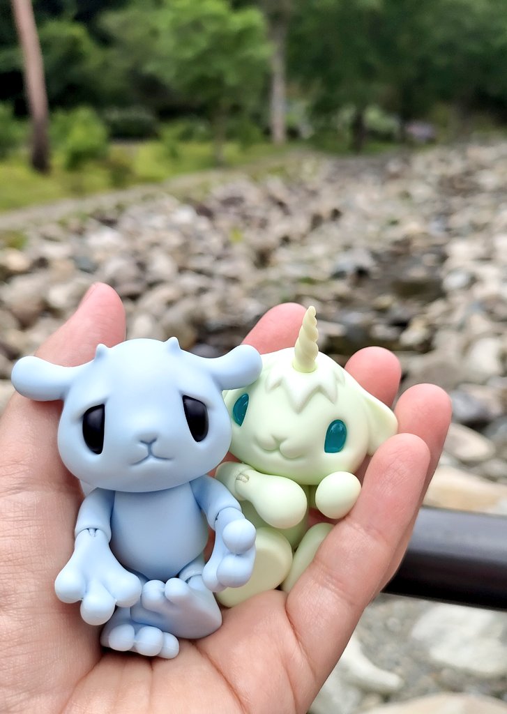 ruumin810's tweet image. 今日は龍泉洞に行ってきました!涼しい洞窟の中は神秘的でとても綺麗でした✨メリーナは暗いので少し怖かったみたい😊
#モンスターファクトリー