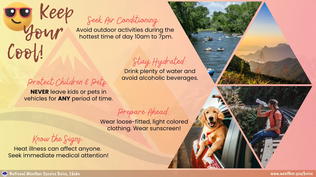 Don't let the heat ruin your weekend! Know how to keep yourself and others safe from heat-related illnesses.