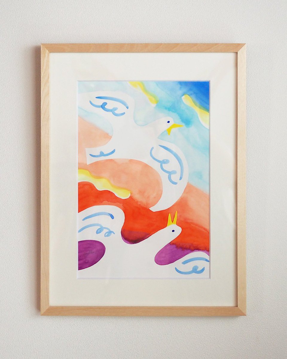 水彩画　記憶の層　SM-2 楽天市場】鴨川2 [ 京都の桜 ] ( 春 桜並木 和風 水彩画 風景画