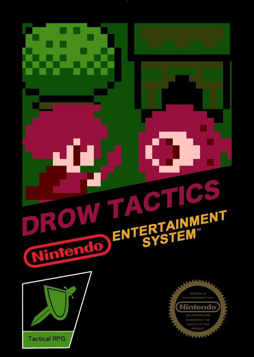 brizobst's tweet image. Drow Tactics, a strategy RPG homebrew for NES, programmed in Assembly from scratch, is now available for free on Itch.

Cover art by @famicomaniac 
jonnymanjiro.itch.io/drow-tactics