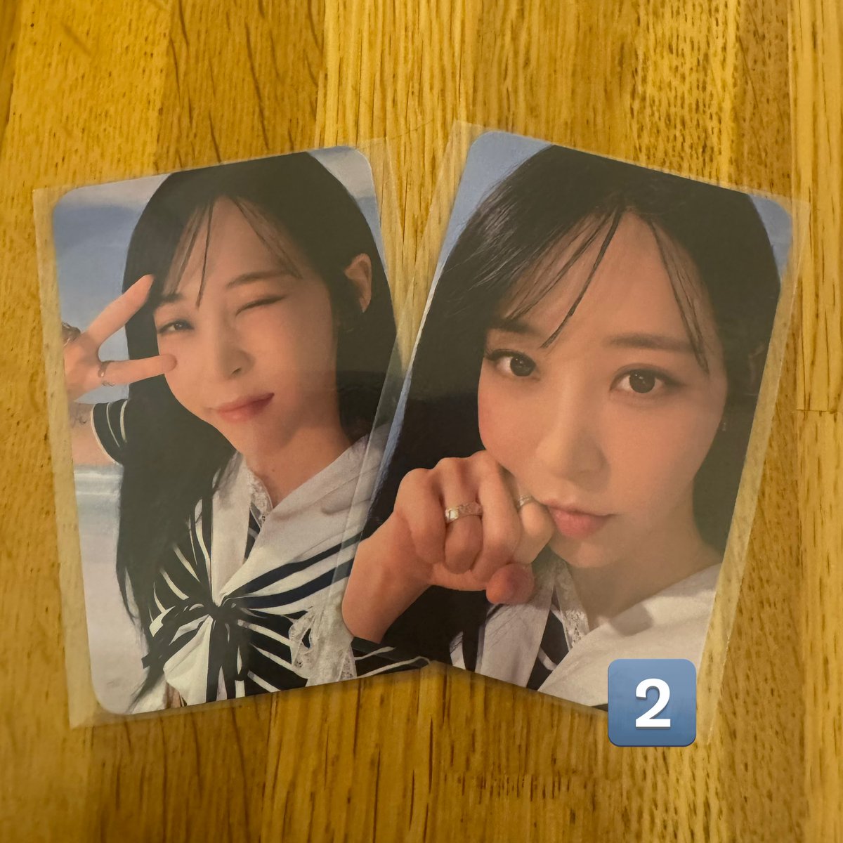 _watasiyp's tweet photo. Moon Byul Fan Concert [sea;nema] 
グッズトレカ　交換
譲：２枚目画像
求：🩷1枚目
(2️⃣は２枚)
本日大阪会場にて手渡しで交換してくださる方、おまとめで交換してくださる方優先します。もしいらっしゃいましたらよろしくお願いします。 https://t.co/4HpTKK5nut
