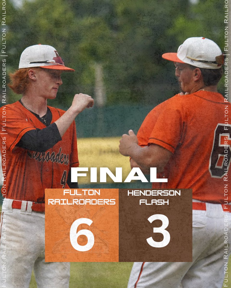 That’s a final!🙌

Big shoutout to Jacob Lott and Zander Smith for both hitting homer’s tonight!

#Railroaders25