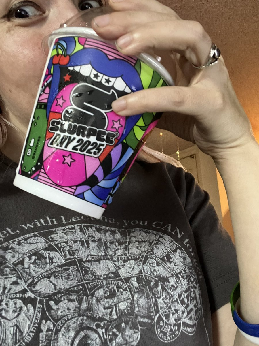 Scandalous's tweet image. Free Slurpee (& Palestine) who dis?
Bonus: I can get another one tomorrow because I got one today? Ok. Fine….